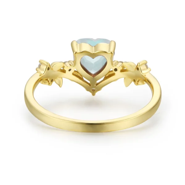 Heart’S Desire Aquamarine Ring - Image 4