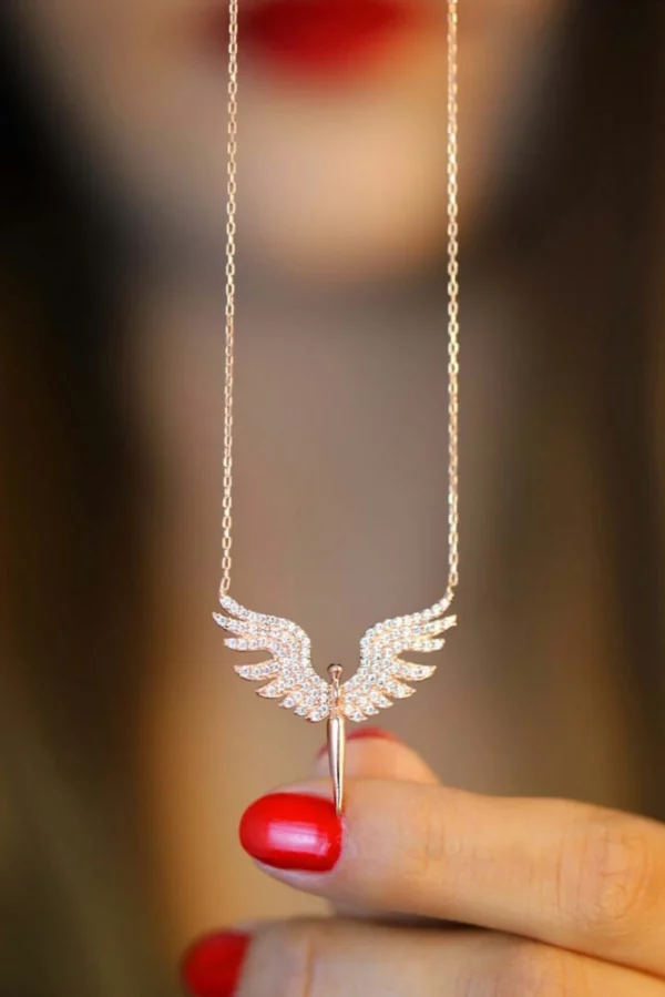 Angel Rose Gold Necklace - Image 2