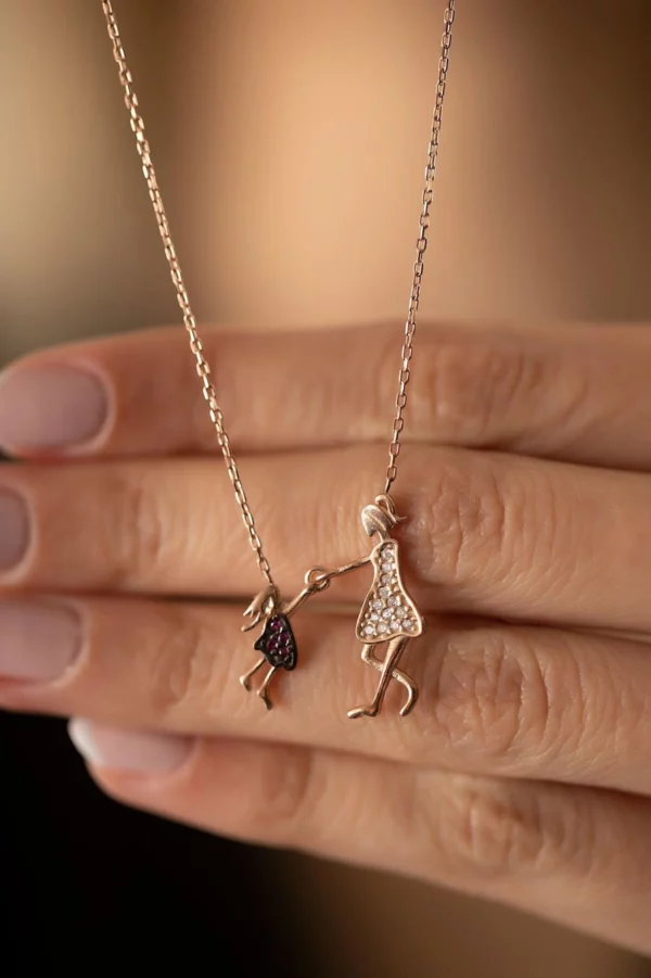 Mother & Daughter Necklace - Image 3
