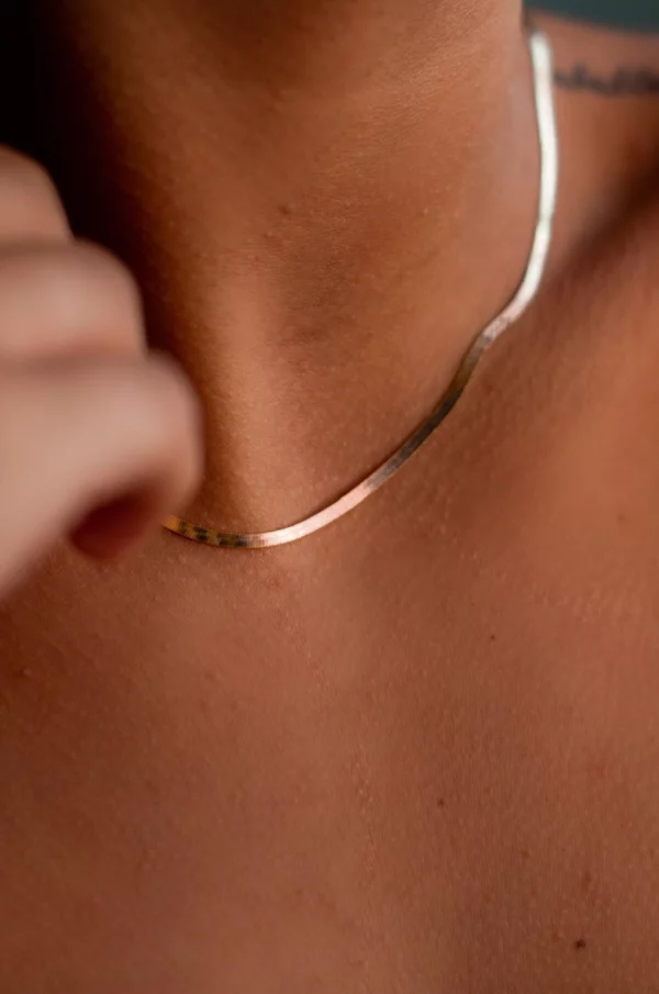 Italian Necklace Rose Gold Chain - Image 2