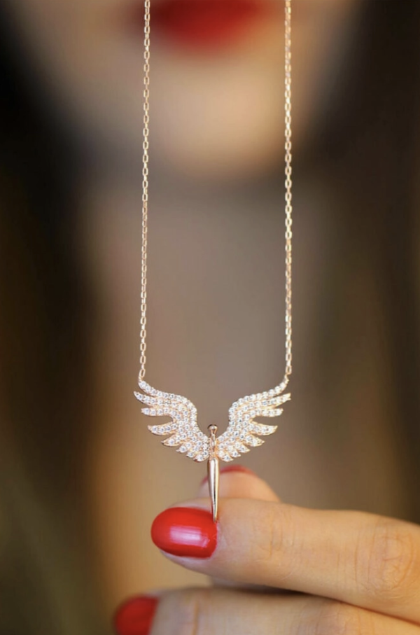 Angel Rose Gold Necklace