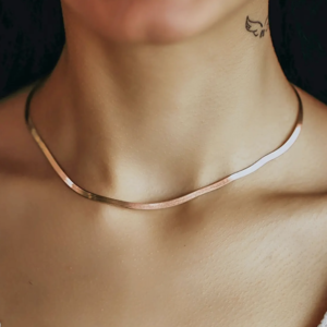 Italian Necklace Rose Gold Chain