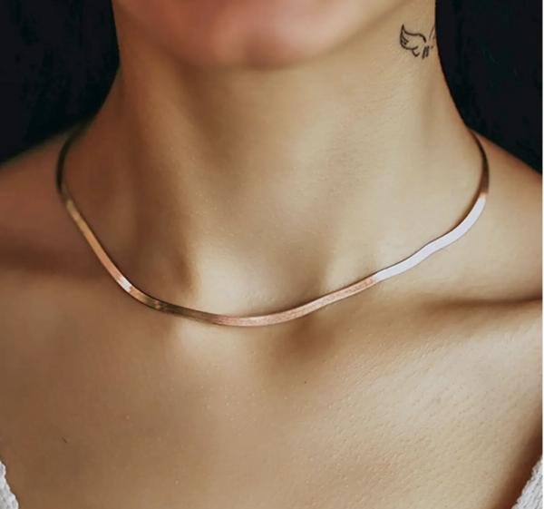 Italian Necklace Rose Gold Chain