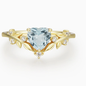 Heart’S Desire Aquamarine Ring