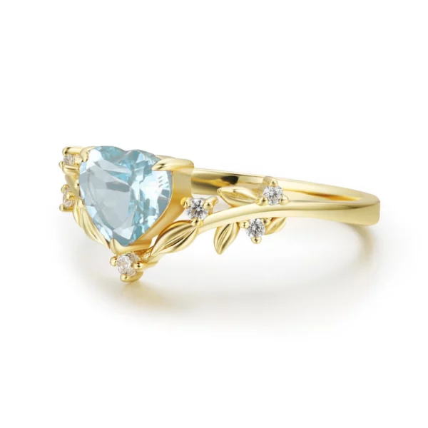 Heart’S Desire Aquamarine Ring - Image 2